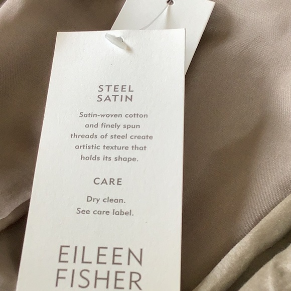 Eileen Fisher blazer NWT Steel satin - Picture 10 of 10